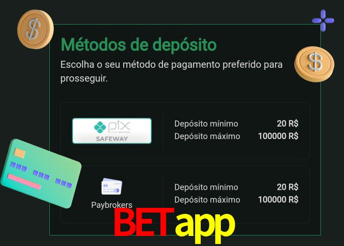 O cassino betapp oferece uma grande variedade de métodos de pagamento